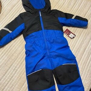 Swiss Tech Blue and Black Snowsuit